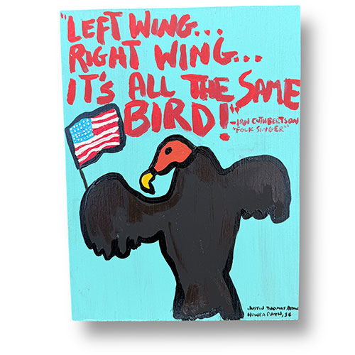 Justin Atkin 8x11 Painting It's the Same Bird WP5868